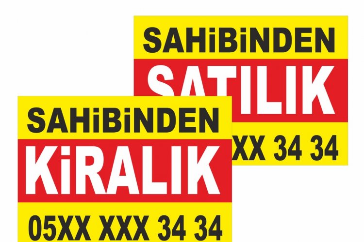 Satılık Kiralık Afişi